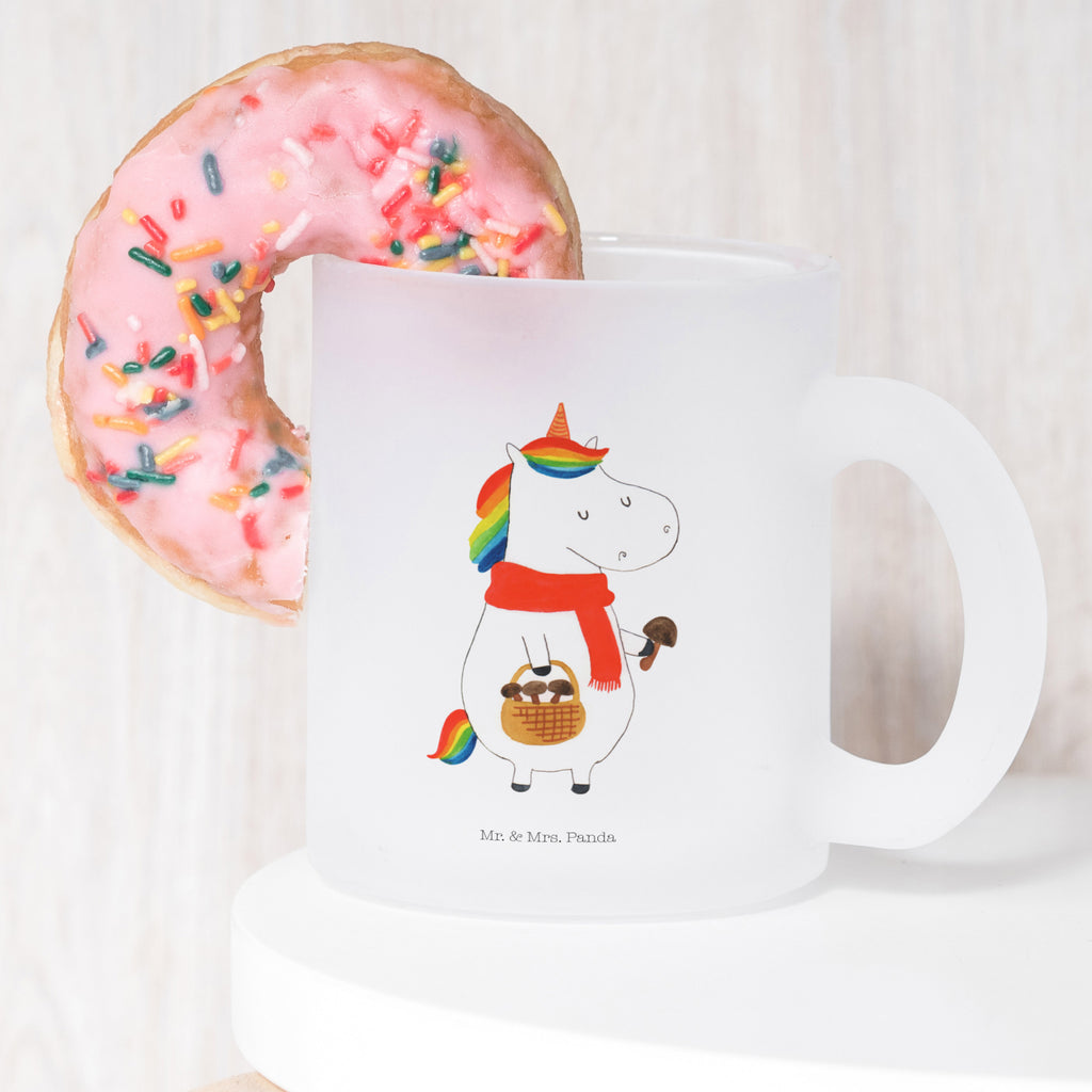 Teetasse Einhorn Pilz Teetasse, Teeglas, Teebecher, Tasse mit Henkel, Tasse, Glas Teetasse, Teetasse aus Glas, Einhorn, Einhörner, Einhorn Deko, Pegasus, Unicorn, Pilze, Pilzsammler, Motivation, Spruch, Liebeskummer