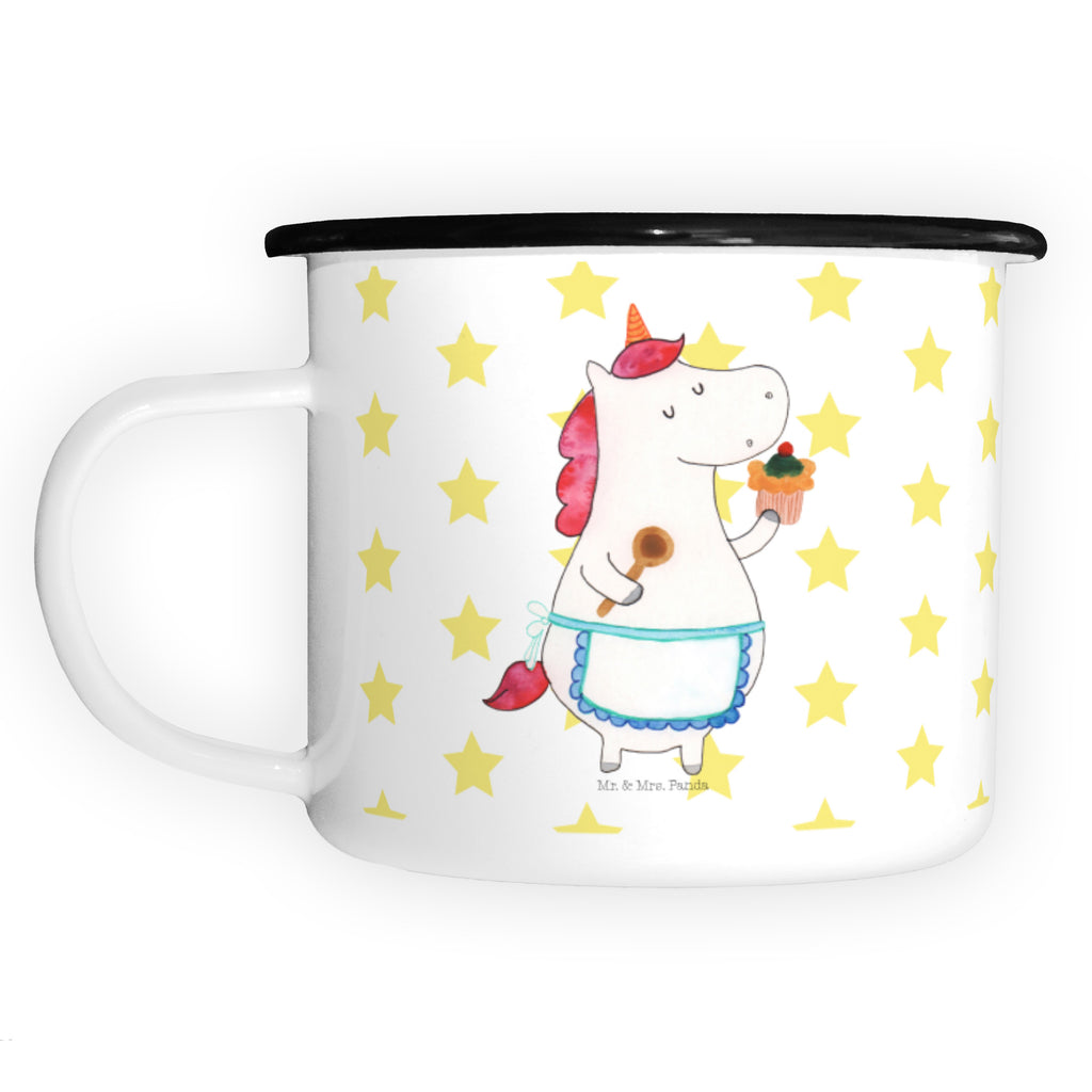 XL Emaille Tasse Einhorn Küchenfee XL Emaille Tasse, Metalltasse, Kaffeetasse, Tasse, Becher, Kaffeebecher, Camping, Campingbecher, Tassendruck, Metall-Tasse, Deko-Becher, emailliert, Outdoor Tasse, Trinkbecher, bruchsicher, Emaille-Optik, Motivtasse, Outdoor Kaffeetasse, Einhorn, Einhörner, Einhorn Deko, Pegasus, Unicorn, backen, Muffin, Motivation, Träumer, träumen, Bäckerin, Hobbykoch, Koch, Torte, Kuchen
