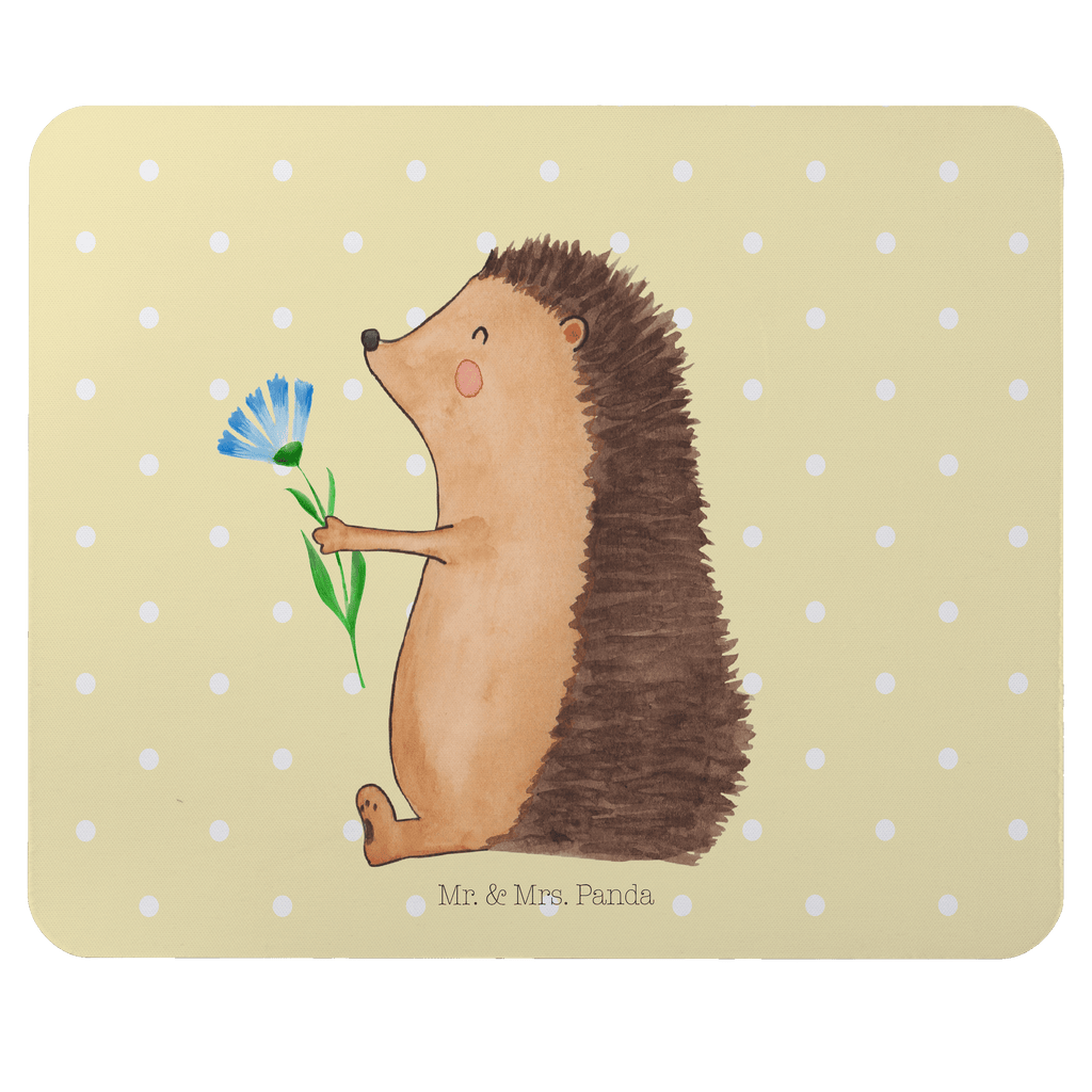 Mauspad Igel mit Blume Mousepad, Computer zubehör, Büroausstattung, PC Zubehör, Arbeitszimmer, Mauspad, Einzigartiges Mauspad, Designer Mauspad, Tiermotive, Gute Laune, lustige Sprüche, Tiere, Igel, Gute Besserung, Genesungswünsche, Krankheit, Krankenhaus, krank, Besuch