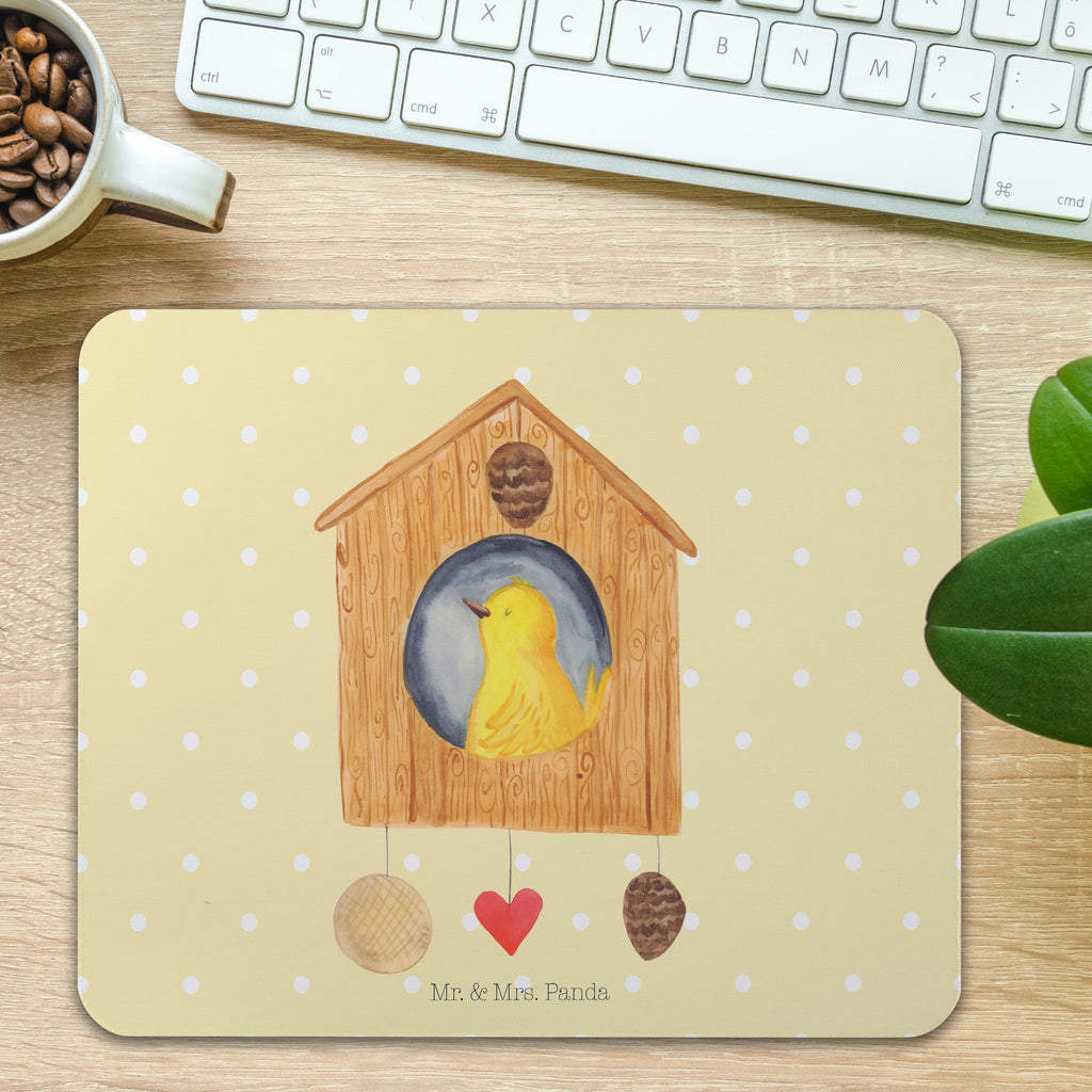 Mauspad Vogelhaus sweet Home Mousepad, Computer zubehör, Büroausstattung, PC Zubehör, Arbeitszimmer, Mauspad, Einzigartiges Mauspad, Designer Mauspad, Tiermotive, Gute Laune, lustige Sprüche, Tiere, Vogelhaus, Vogel, Home sweet Home, Einzug, Umzug, Geschenk, Einzugsgeschenk, Hausbau, Haus
