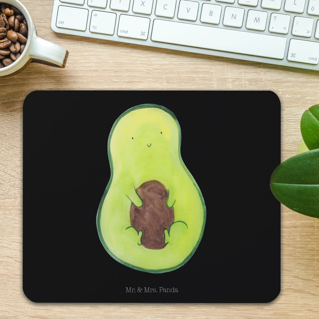 Mauspad Avocado mit Kern Mousepad, Computer zubehör, Büroausstattung, PC Zubehör, Arbeitszimmer, Mauspad, Einzigartiges Mauspad, Designer Mauspad, Avocado, Veggie, Vegan, Gesund, Avokado, Avocadokern, Kern, Pflanze, Spruch Leben