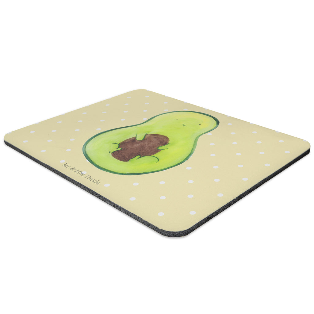Mauspad Avocado mit Kern Mousepad, Computer zubehör, Büroausstattung, PC Zubehör, Arbeitszimmer, Mauspad, Einzigartiges Mauspad, Designer Mauspad, Avocado, Veggie, Vegan, Gesund, Avokado, Avocadokern, Kern, Pflanze, Spruch Leben