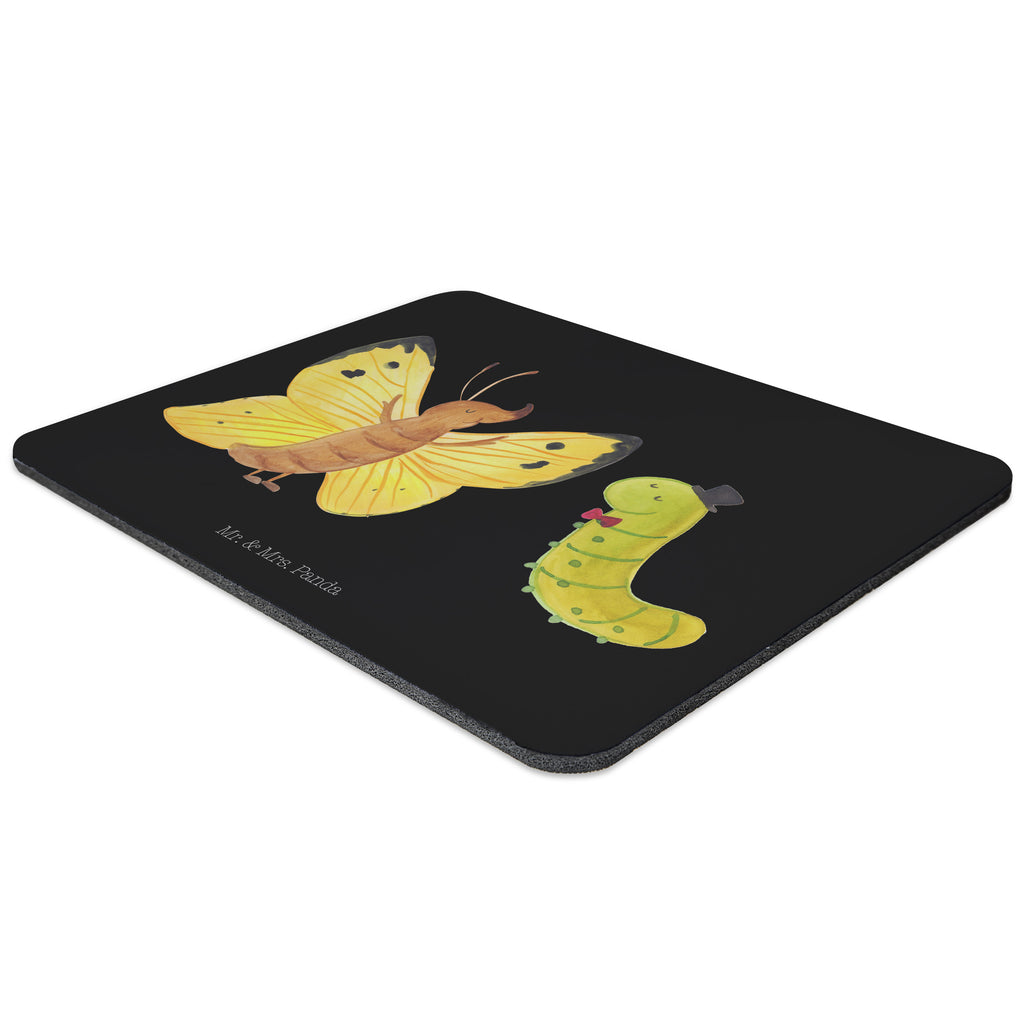 Mauspad Raupe & Schmetterling Mousepad, Computer zubehör, Büroausstattung, PC Zubehör, Arbeitszimmer, Mauspad, Einzigartiges Mauspad, Designer Mauspad, Tiermotive, Gute Laune, lustige Sprüche, Tiere, Raupe, Schmetterling, Zitronenfalter, Entwicklung, Erwachsen werden, Kokon, Hut, Hütchen, Schönheit, Aufwachsen