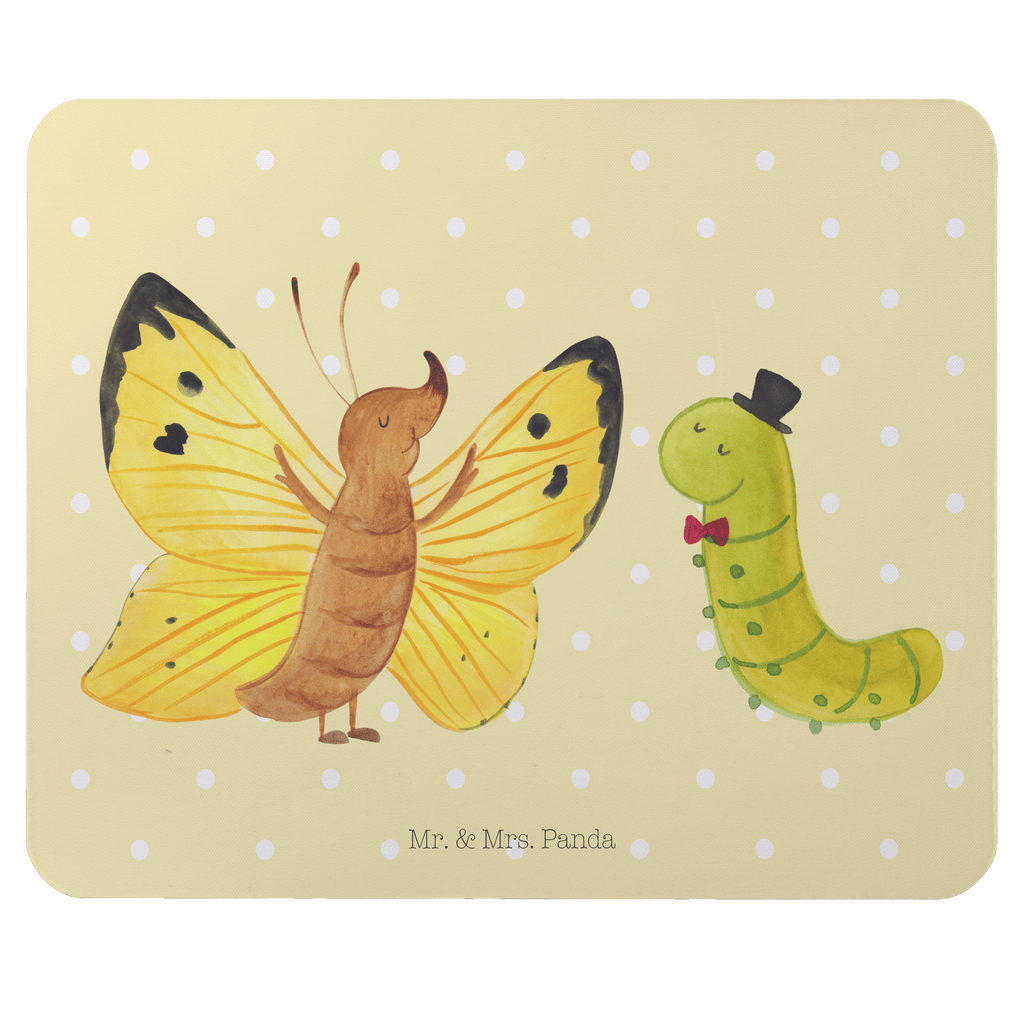 Mauspad Raupe & Schmetterling Mousepad, Computer zubehör, Büroausstattung, PC Zubehör, Arbeitszimmer, Mauspad, Einzigartiges Mauspad, Designer Mauspad, Tiermotive, Gute Laune, lustige Sprüche, Tiere, Raupe, Schmetterling, Zitronenfalter, Entwicklung, Erwachsen werden, Kokon, Hut, Hütchen, Schönheit, Aufwachsen