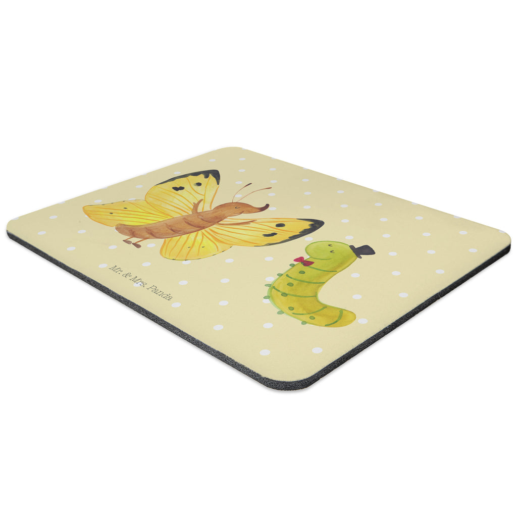 Mauspad Raupe & Schmetterling Mousepad, Computer zubehör, Büroausstattung, PC Zubehör, Arbeitszimmer, Mauspad, Einzigartiges Mauspad, Designer Mauspad, Tiermotive, Gute Laune, lustige Sprüche, Tiere, Raupe, Schmetterling, Zitronenfalter, Entwicklung, Erwachsen werden, Kokon, Hut, Hütchen, Schönheit, Aufwachsen