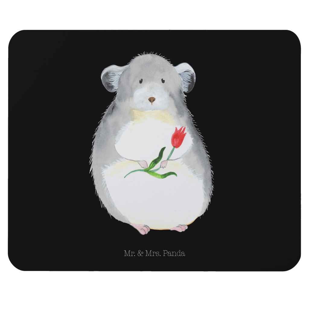 Mauspad Chinchilla mit Blume Mousepad, Computer zubehör, Büroausstattung, PC Zubehör, Arbeitszimmer, Mauspad, Einzigartiges Mauspad, Designer Mauspad, Tiermotive, Gute Laune, lustige Sprüche, Tiere, Chinchilla, Chinchillas, Liebeskummer, Kummer, Depressionen, traurig sein, Chaos, Glücklichsein, Büro, Büroalltag