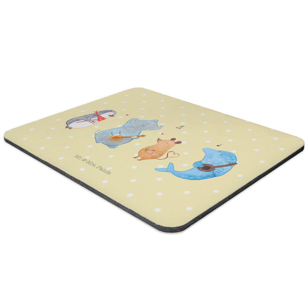 Mauspad Big Band Mousepad, Computer zubehör, Büroausstattung, PC Zubehör, Arbeitszimmer, Mauspad, Einzigartiges Mauspad, Designer Mauspad, Tiermotive, Gute Laune, lustige Sprüche, Tiere, Hund, Pinguin, Maus, Elefant, Delfin, Gitarre, Band, Triangel, Musikanten, Musik