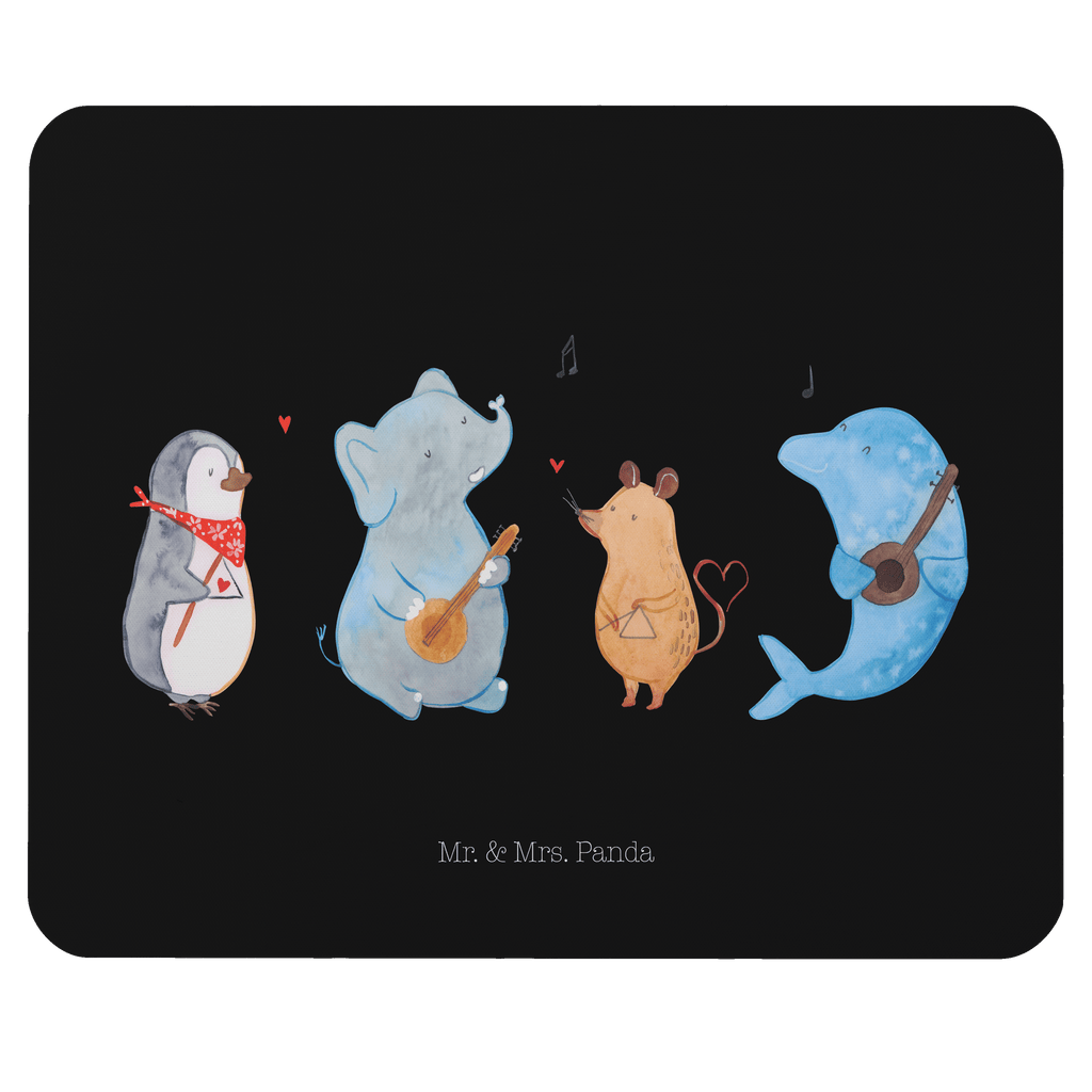Mauspad Big Band Mousepad, Computer zubehör, Büroausstattung, PC Zubehör, Arbeitszimmer, Mauspad, Einzigartiges Mauspad, Designer Mauspad, Tiermotive, Gute Laune, lustige Sprüche, Tiere, Hund, Pinguin, Maus, Elefant, Delfin, Gitarre, Band, Triangel, Musikanten, Musik