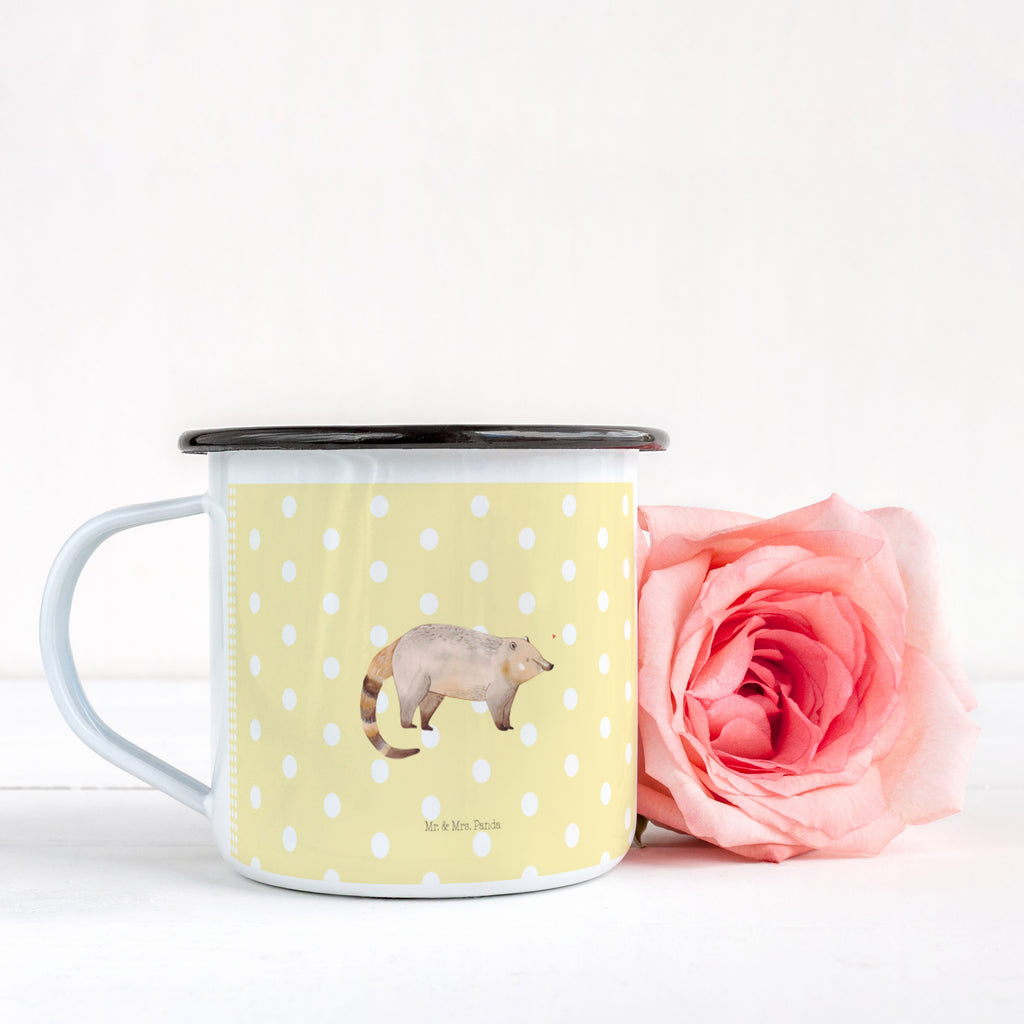 XL Emaille Tasse Nasenbaer XL Emaille Tasse, Metalltasse, Kaffeetasse, Tasse, Becher, Kaffeebecher, Camping, Campingbecher, Tassendruck, Metall-Tasse, Deko-Becher, emailliert, Outdoor Tasse, Trinkbecher, bruchsicher, Emaille-Optik, Motivtasse, Outdoor Kaffeetasse, Tiermotive, Gute Laune, lustige Sprüche, Tiere, Nasenbär, Nasenbären, Rüsselbär, Bär