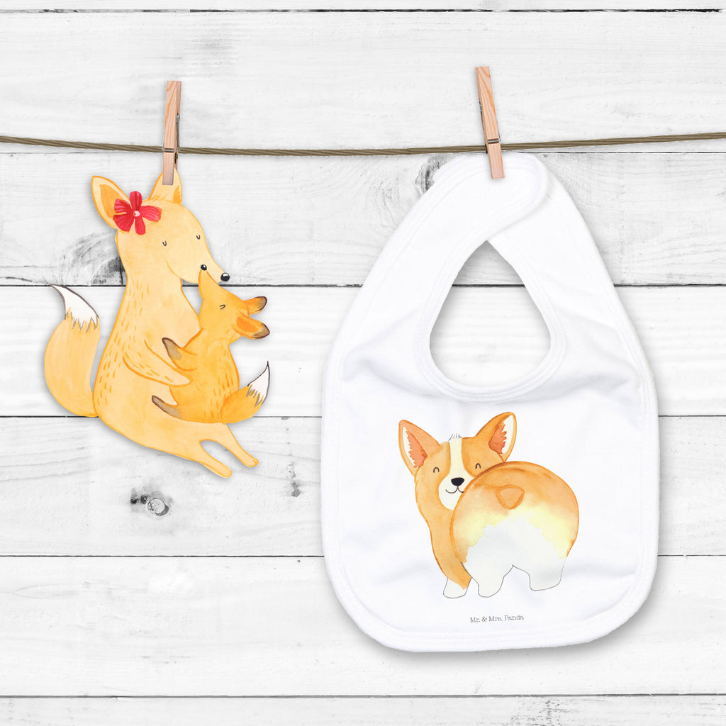 Organic Babylätzchen Corgie Po Baby, Lätzchen, Spucktuch, Sabberlätzchen, Klettlätzchen, Babygeschenk, Baby Lätzchen, Geschenk für Geburt, Geschenk zur Geburt, Baby Spucktuch, Babyausstattung, Geschenkidee für Babyparty, Hund, Hundemotiv, Haustier, Hunderasse, Tierliebhaber, Hundebesitzer, Sprüche, Corgie, Hundeliebe, Motivation, Selbstliebe, Spruch