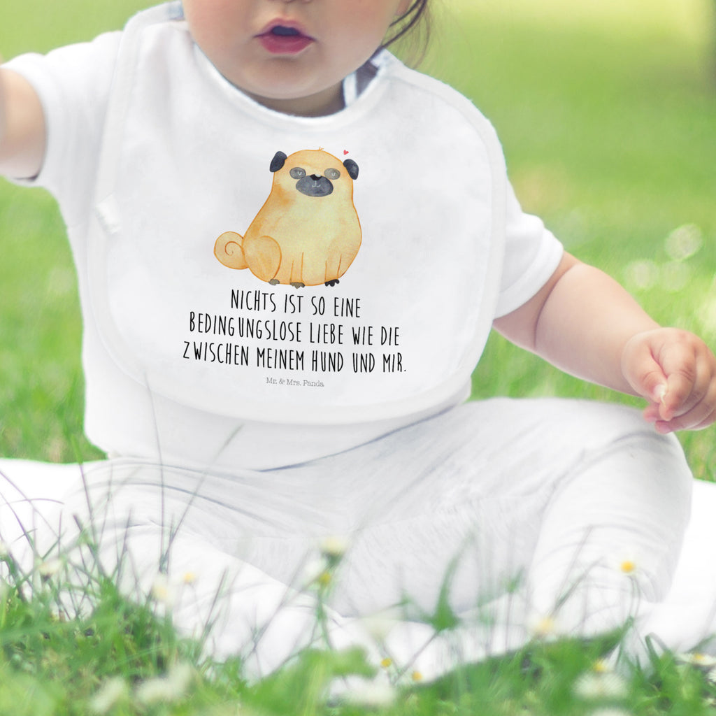 Organic Babylätzchen Mops Baby, Lätzchen, Spucktuch, Sabberlätzchen, Klettlätzchen, Babygeschenk, Baby Lätzchen, Geschenk für Geburt, Geschenk zur Geburt, Baby Spucktuch, Babyausstattung, Geschenkidee für Babyparty, Hund, Hundemotiv, Haustier, Hunderasse, Tierliebhaber, Hundebesitzer, Sprüche, Mops, Liebe, Hundeliebe