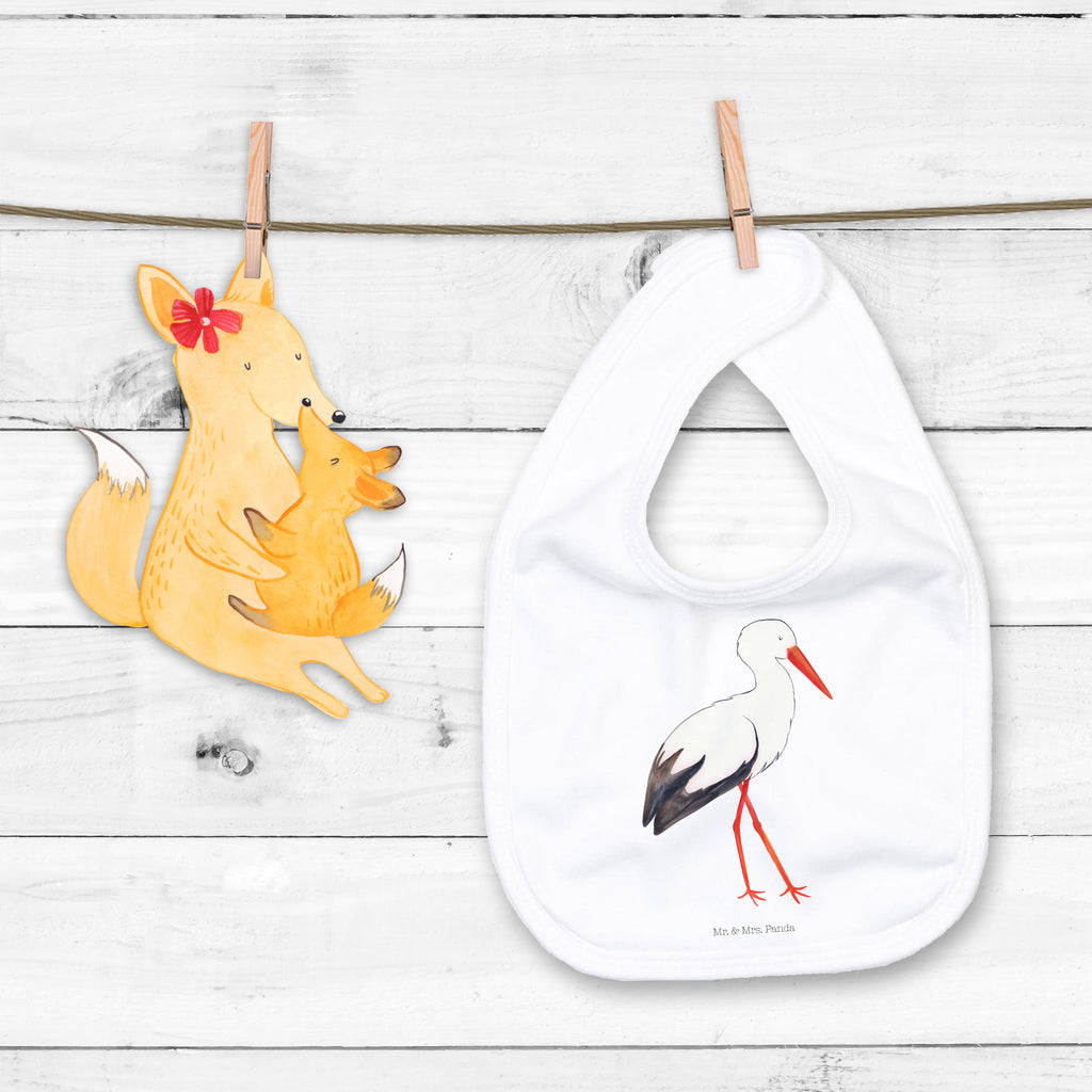Organic Babylätzchen Storch Baby, Lätzchen, Spucktuch, Sabberlätzchen, Klettlätzchen, Babygeschenk, Baby Lätzchen, Geschenk für Geburt, Geschenk zur Geburt, Baby Spucktuch, Babyausstattung, Geschenkidee für Babyparty, Tiermotive, Gute Laune, lustige Sprüche, Tiere, Storch, Störche, Schwangerschaft, Geburt, Mutter, Mütter, Mutter werden, Schwanger, Babybauch