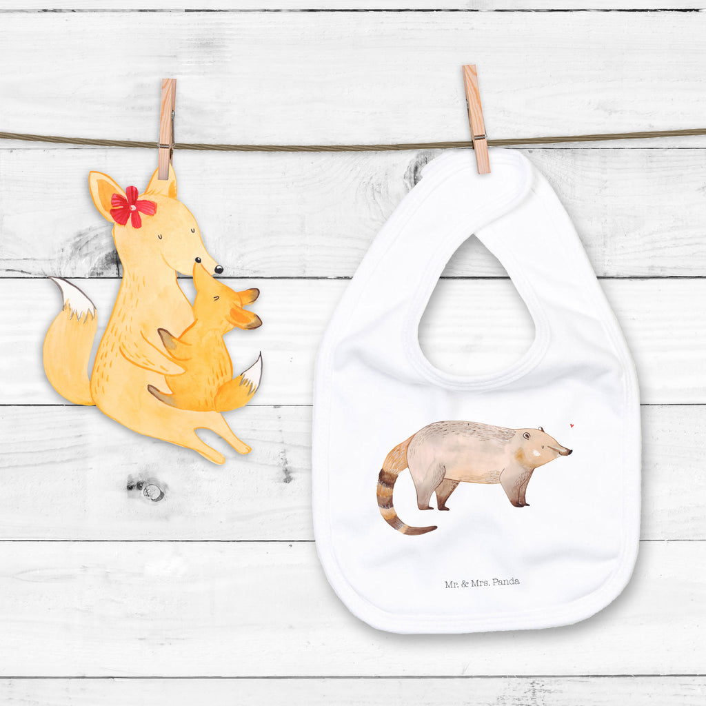 Organic Babylätzchen Nasenbaer Baby, Lätzchen, Spucktuch, Sabberlätzchen, Klettlätzchen, Babygeschenk, Baby Lätzchen, Geschenk für Geburt, Geschenk zur Geburt, Baby Spucktuch, Babyausstattung, Geschenkidee für Babyparty, Tiermotive, Gute Laune, lustige Sprüche, Tiere, Nasenbär, Nasenbären, Rüsselbär, Bär