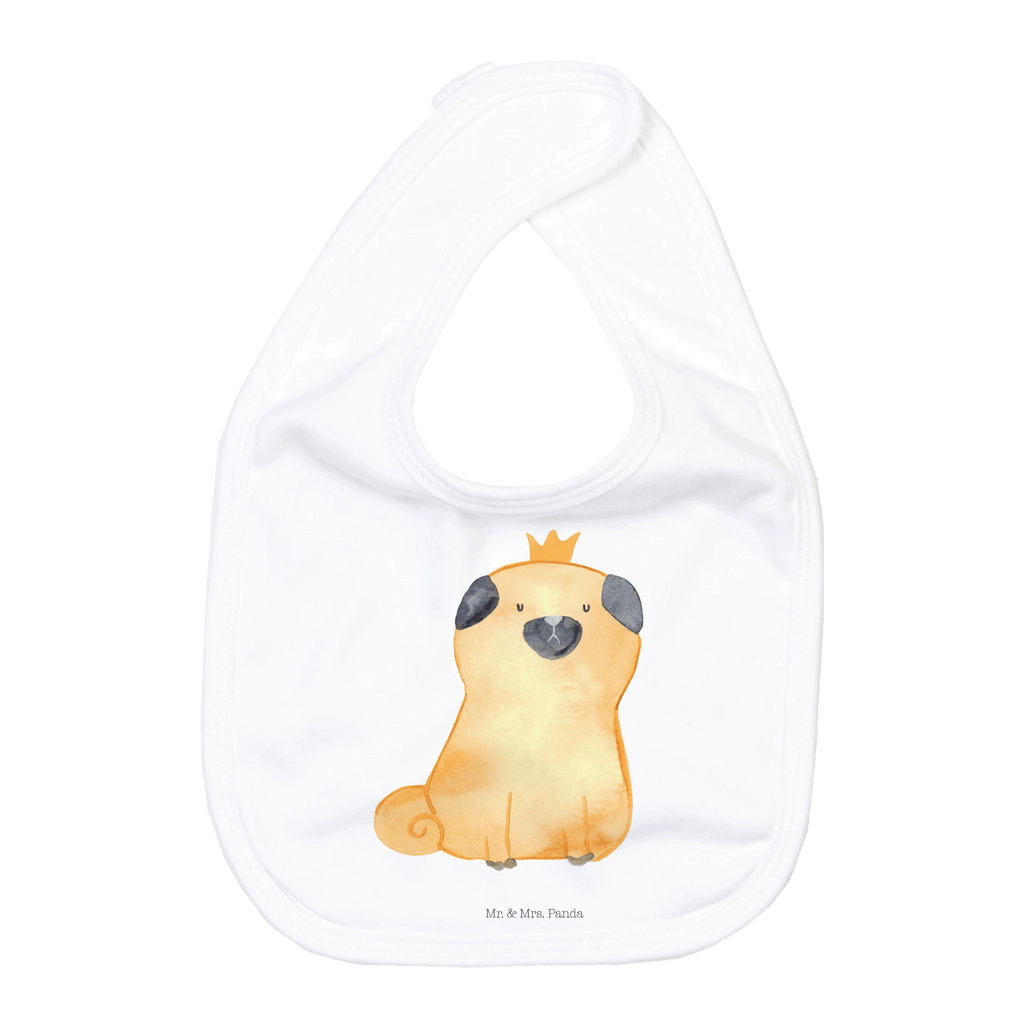 Organic Babylätzchen Mops Krone Baby, Lätzchen, Spucktuch, Sabberlätzchen, Klettlätzchen, Babygeschenk, Baby Lätzchen, Geschenk für Geburt, Geschenk zur Geburt, Baby Spucktuch, Babyausstattung, Geschenkidee für Babyparty, Hund, Hundemotiv, Haustier, Hunderasse, Tierliebhaber, Hundebesitzer, Sprüche, Mops, allergisch, kinderlos, Hausregel, Hundebesitzer. Spruch, lustig
