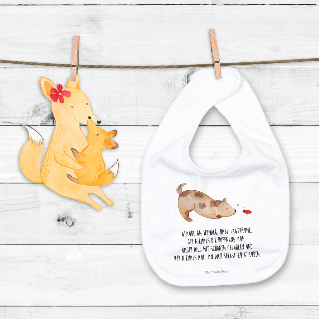 Organic Babylätzchen Hund Marienkäfer Baby, Lätzchen, Spucktuch, Sabberlätzchen, Klettlätzchen, Babygeschenk, Baby Lätzchen, Geschenk für Geburt, Geschenk zur Geburt, Baby Spucktuch, Babyausstattung, Geschenkidee für Babyparty, Hund, Hundemotiv, Haustier, Hunderasse, Tierliebhaber, Hundebesitzer, Sprüche, Hunde, Hundespruch, Marienkäfer, Mischling, Mischlinghund