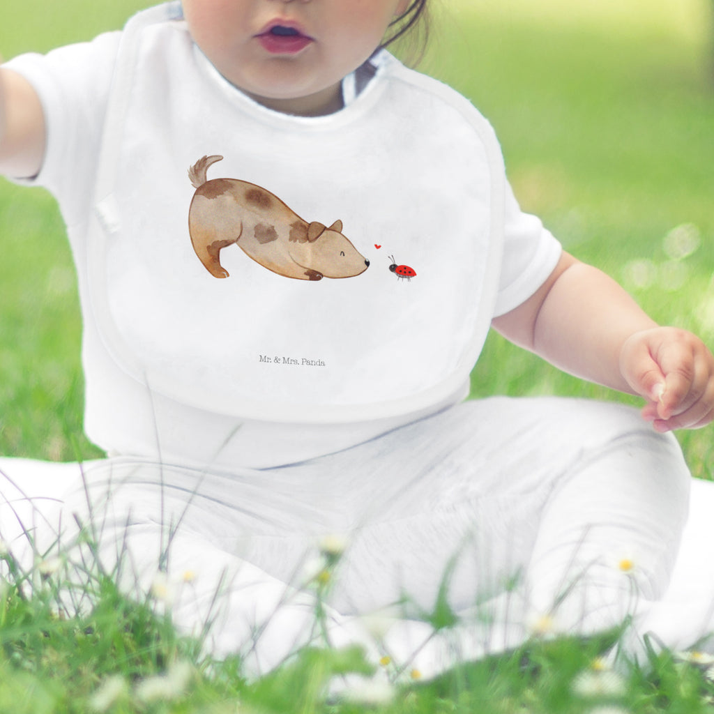 Organic Babylätzchen Hund Marienkäfer Baby, Lätzchen, Spucktuch, Sabberlätzchen, Klettlätzchen, Babygeschenk, Baby Lätzchen, Geschenk für Geburt, Geschenk zur Geburt, Baby Spucktuch, Babyausstattung, Geschenkidee für Babyparty, Hund, Hundemotiv, Haustier, Hunderasse, Tierliebhaber, Hundebesitzer, Sprüche, Hunde, Hundespruch, Marienkäfer, Mischling, Mischlinghund