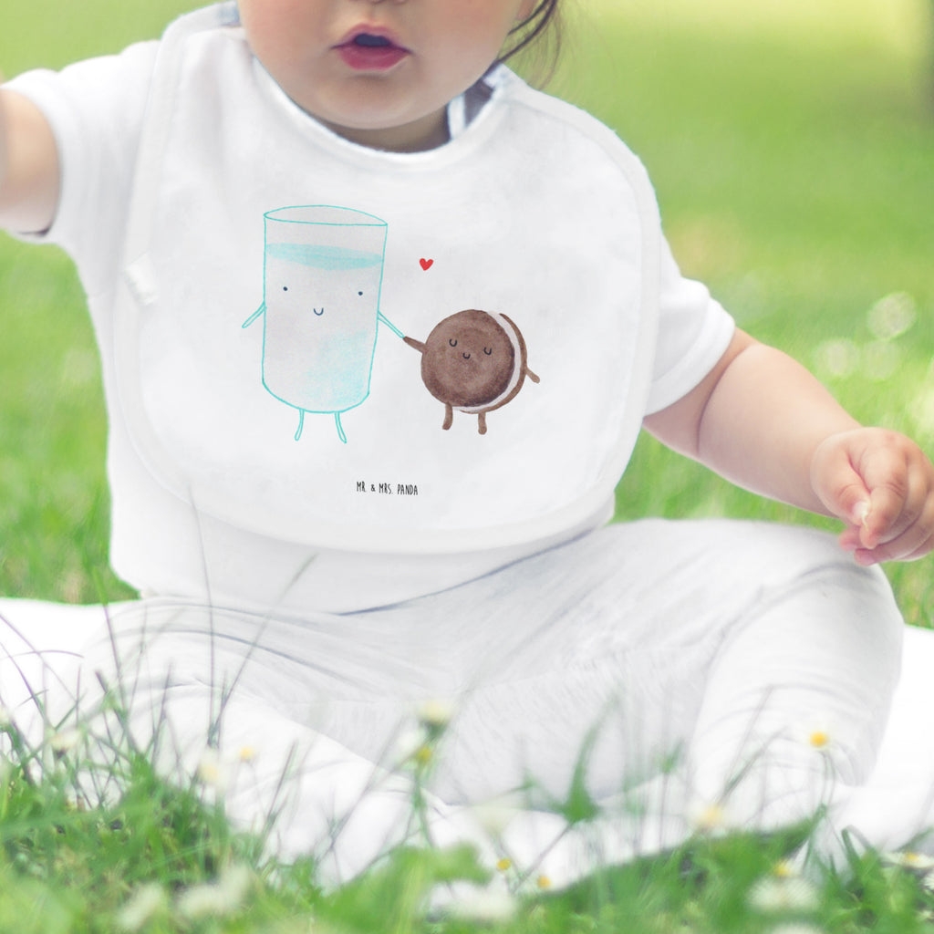 Organic Babylätzchen Milch & Keks Baby, Lätzchen, Spucktuch, Sabberlätzchen, Klettlätzchen, Babygeschenk, Baby Lätzchen, Geschenk für Geburt, Geschenk zur Geburt, Baby Spucktuch, Babyausstattung, Geschenkidee für Babyparty, Tiermotive, Gute Laune, lustige Sprüche, Tiere, Milk, Cookie, Milch, Keks, Kekse, Kaffee, Einladung Frühstück, Motiv süß, romantisch, perfektes Paar
