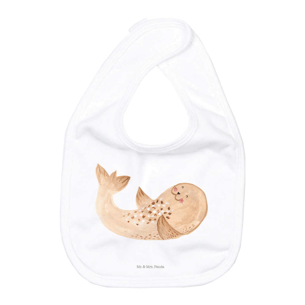 Organic Babylätzchen Robbe liegend Baby, Lätzchen, Spucktuch, Sabberlätzchen, Klettlätzchen, Babygeschenk, Baby Lätzchen, Geschenk für Geburt, Geschenk zur Geburt, Baby Spucktuch, Babyausstattung, Geschenkidee für Babyparty, Tiermotive, Gute Laune, lustige Sprüche, Tiere, Robbe, Robben, Seehund, Strand, Meerestier, Ostsee, Nordsee, Lachen, Freude