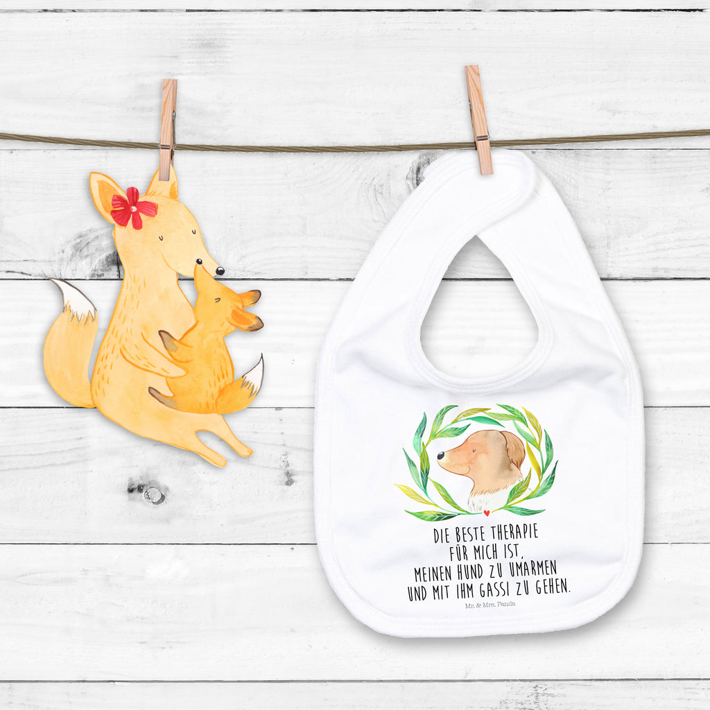 Organic Babylätzchen Hund Ranke Baby, Lätzchen, Spucktuch, Sabberlätzchen, Klettlätzchen, Babygeschenk, Baby Lätzchen, Geschenk für Geburt, Geschenk zur Geburt, Baby Spucktuch, Babyausstattung, Geschenkidee für Babyparty, Hund, Hundemotiv, Haustier, Hunderasse, Tierliebhaber, Hundebesitzer, Sprüche, Ranke, Therapie, Selbsttherapie, Hundeliebe, Hundeglück, Hunde