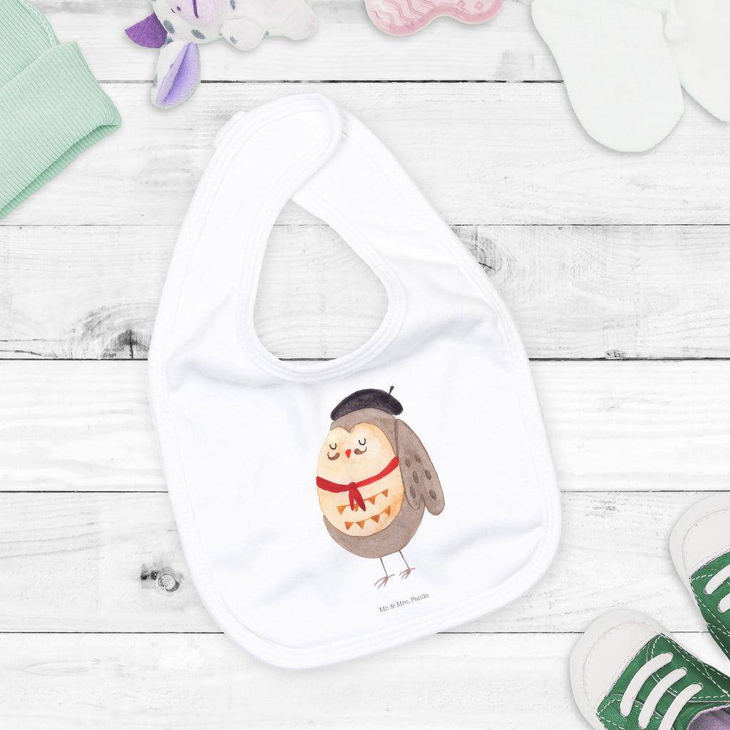 Organic Babylätzchen Eule Französisch Baby, Lätzchen, Spucktuch, Sabberlätzchen, Klettlätzchen, Babygeschenk, Baby Lätzchen, Geschenk für Geburt, Geschenk zur Geburt, Baby Spucktuch, Babyausstattung, Geschenkidee für Babyparty, Eule, Eulen, Eule Deko, Owl, hibou, La vie est belle, das Leben ist schön, Spruch schön, Spruch Französisch, Frankreich