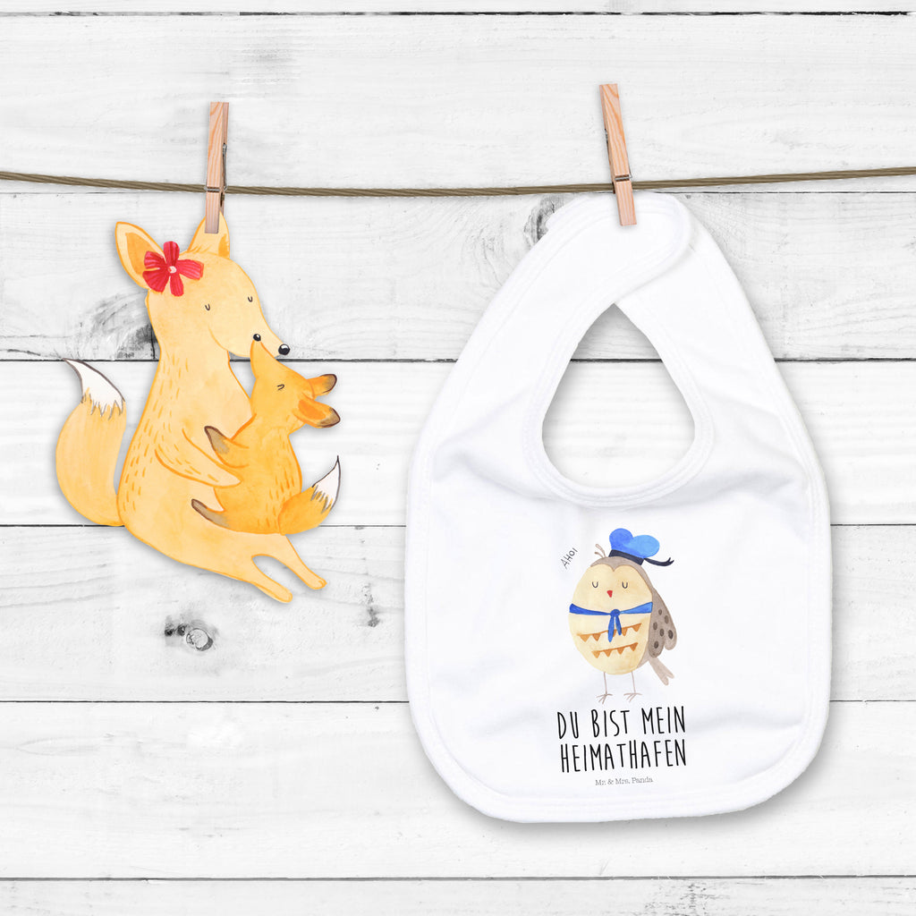Organic Babylätzchen Eule Matrosen Baby, Lätzchen, Spucktuch, Sabberlätzchen, Klettlätzchen, Babygeschenk, Baby Lätzchen, Geschenk für Geburt, Geschenk zur Geburt, Baby Spucktuch, Babyausstattung, Geschenkidee für Babyparty, Eule, Eule Spruch, Eule Deko, Owl, Wortspiel lustig, Matrose, Freundin, Ehe, Seefahrer, Heimathafen, Hochzeitstag Geschenk