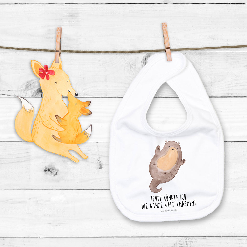 Organic Babylätzchen Otter Umarmen Baby, Lätzchen, Spucktuch, Sabberlätzchen, Klettlätzchen, Babygeschenk, Baby Lätzchen, Geschenk für Geburt, Geschenk zur Geburt, Baby Spucktuch, Babyausstattung, Geschenkidee für Babyparty, Otter, Fischotter, Seeotter, Otter Seeotter See Otter