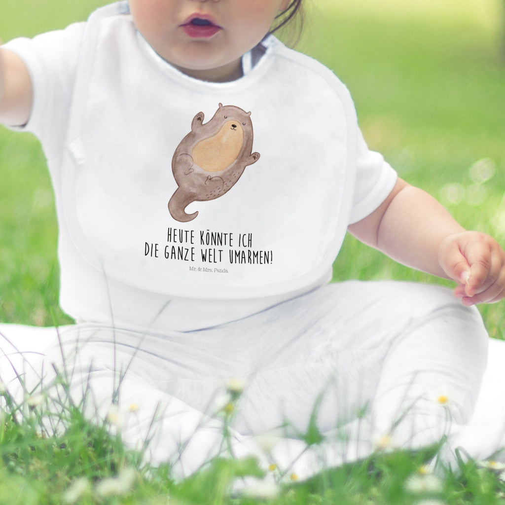 Organic Babylätzchen Otter Umarmen Baby, Lätzchen, Spucktuch, Sabberlätzchen, Klettlätzchen, Babygeschenk, Baby Lätzchen, Geschenk für Geburt, Geschenk zur Geburt, Baby Spucktuch, Babyausstattung, Geschenkidee für Babyparty, Otter, Fischotter, Seeotter, Otter Seeotter See Otter