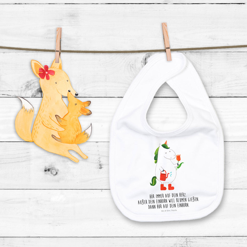 Organic Babylätzchen Einhorn Gärtner Baby, Lätzchen, Spucktuch, Sabberlätzchen, Klettlätzchen, Babygeschenk, Baby Lätzchen, Geschenk für Geburt, Geschenk zur Geburt, Baby Spucktuch, Babyausstattung, Geschenkidee für Babyparty, Einhorn, Einhörner, Einhorn Deko, Pegasus, Unicorn, Luftballon, Gießkanne, Giesskanne, Lebenslust, Freude, Blume, Freundin, Garten, Stiefel
