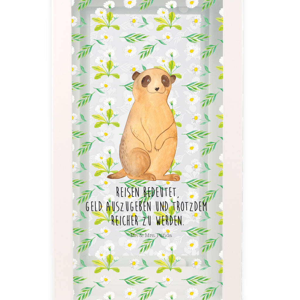 Deko Laterne Erdmännchen Gartenlampe, Gartenleuchte, Gartendekoration, Gartenlicht, Laterne  kleine Laternen, XXL Laternen, Laterne groß, Afrika, Wildtiere, Erdmännchen, Reisen, Spruch, Weltreise, Afrikareise, Roadtrip, Traveling