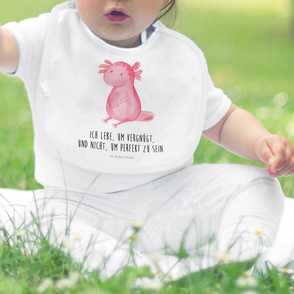 Organic Babylätzchen Axolotl Baby, Lätzchen, Spucktuch, Sabberlätzchen, Klettlätzchen, Babygeschenk, Baby Lätzchen, Geschenk für Geburt, Geschenk zur Geburt, Baby Spucktuch, Babyausstattung, Geschenkidee für Babyparty, Axolotl, Molch, Axolot, vergnügt, fröhlich, zufrieden, Lebensstil, Weisheit, Lebensweisheit, Liebe, Freundin