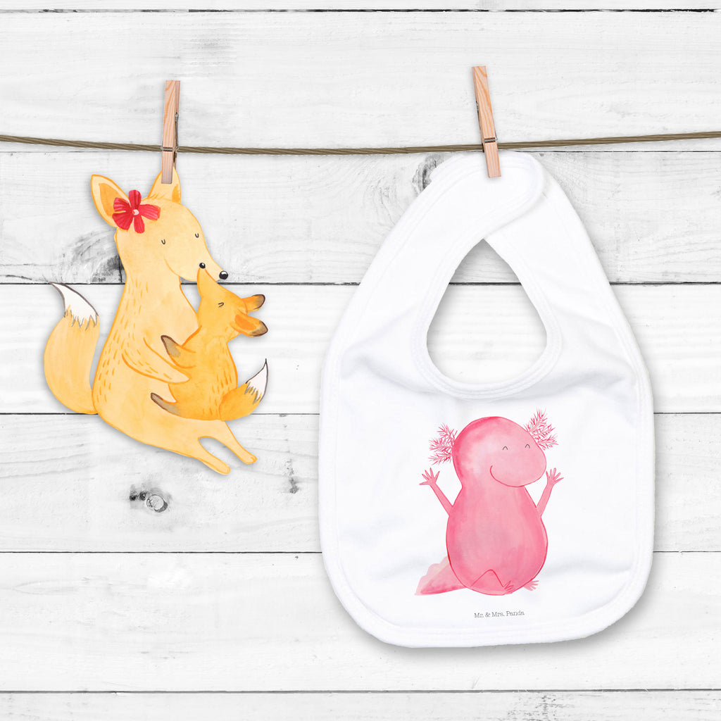 Organic Babylätzchen Axolotl Hurra Baby, Lätzchen, Spucktuch, Sabberlätzchen, Klettlätzchen, Babygeschenk, Baby Lätzchen, Geschenk für Geburt, Geschenk zur Geburt, Baby Spucktuch, Babyausstattung, Geschenkidee für Babyparty, Axolotl, Molch, Axolot, Schwanzlurch, Lurch, Lurche, fröhlich, Spaß, Freude, Motivation, Zufriedenheit