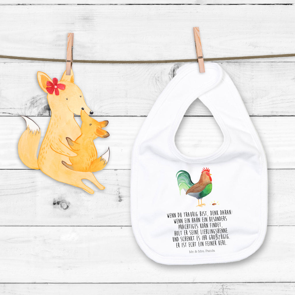Organic Babylätzchen Hahn mit Korn Baby, Lätzchen, Spucktuch, Sabberlätzchen, Klettlätzchen, Babygeschenk, Baby Lätzchen, Geschenk für Geburt, Geschenk zur Geburt, Baby Spucktuch, Babyausstattung, Geschenkidee für Babyparty, Bauernhof, Hoftiere, Landwirt, Landwirtin, Hahn, Korn, Henne, Eier, Natur