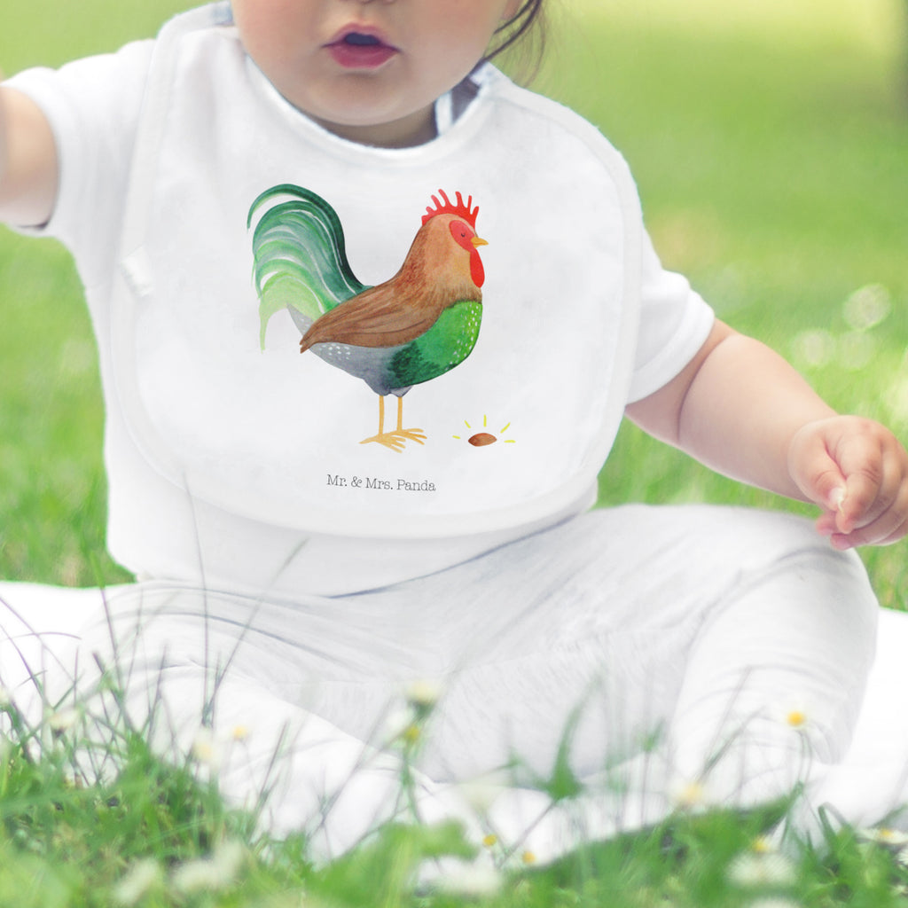 Organic Babylätzchen Hahn mit Korn Baby, Lätzchen, Spucktuch, Sabberlätzchen, Klettlätzchen, Babygeschenk, Baby Lätzchen, Geschenk für Geburt, Geschenk zur Geburt, Baby Spucktuch, Babyausstattung, Geschenkidee für Babyparty, Bauernhof, Hoftiere, Landwirt, Landwirtin, Hahn, Korn, Henne, Eier, Natur