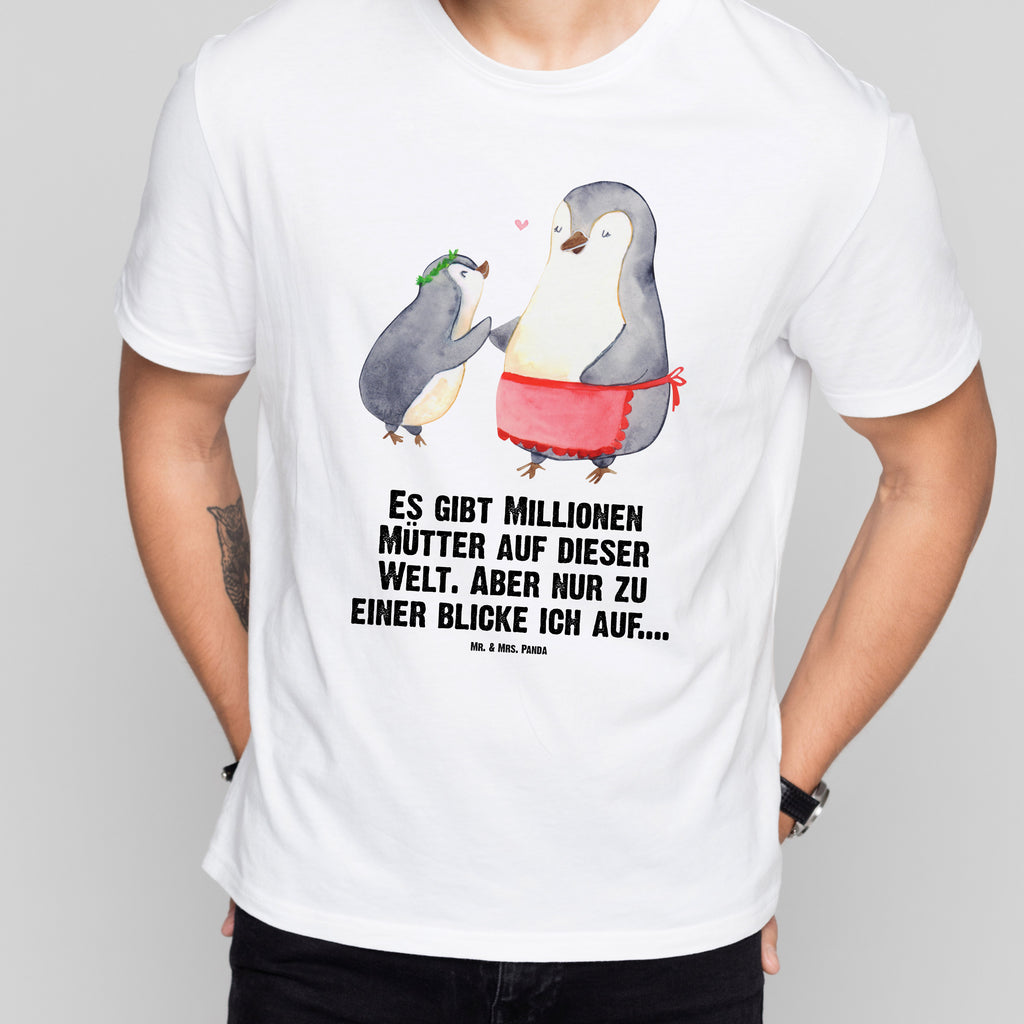 Größe M T-Shirt Pinguin mit Kind T-Shirt, Shirt, Tshirt, Lustiges T-Shirt, T-Shirt mit Spruch, Party, Junggesellenabschied, Jubiläum, Geburstag, Herrn, Damen, Männer, Frauen, Schlafshirt, Nachthemd, Sprüche, Familie, Vatertag, Muttertag, Bruder, Schwester, Mama, Papa, Oma, Opa, Geschenk, Mami, Mutti, Mutter, Geburststag