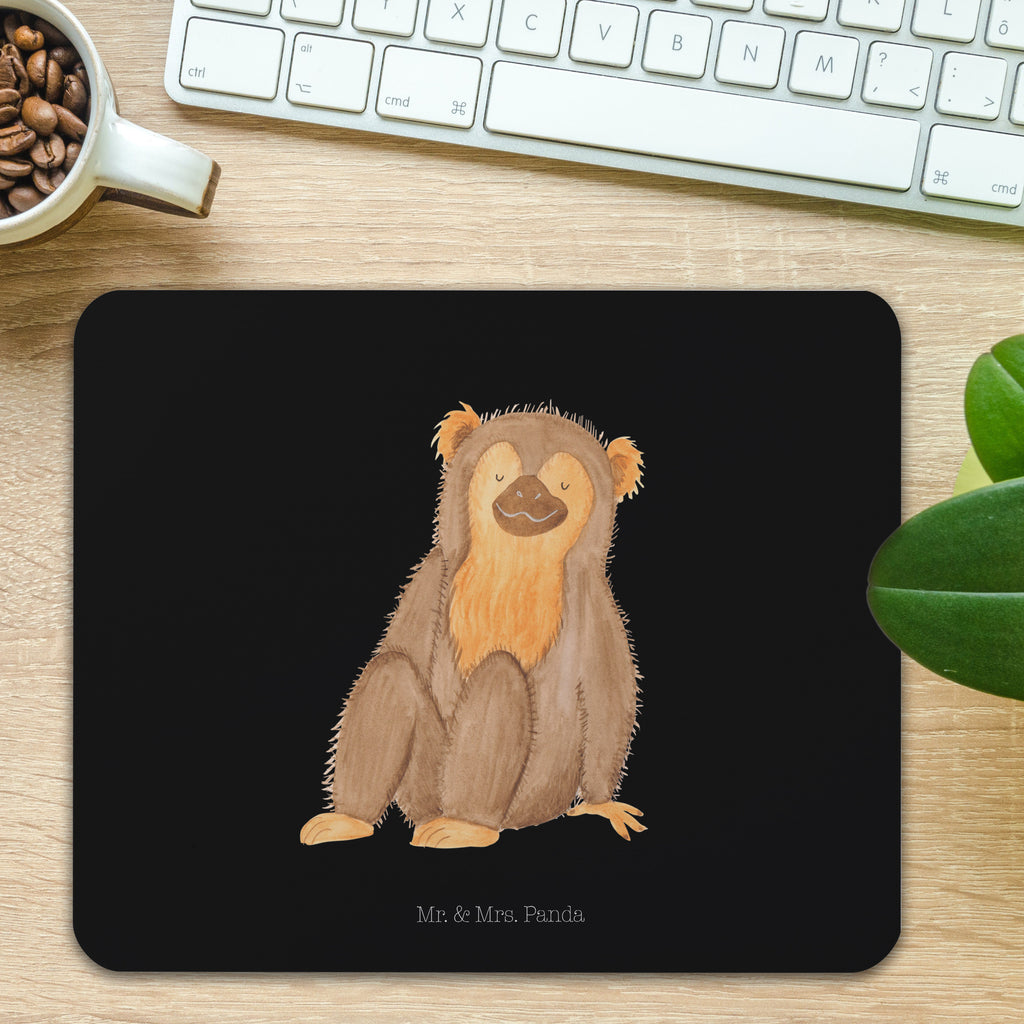 Mauspad Affe Mousepad, Computer zubehör, Büroausstattung, PC Zubehör, Arbeitszimmer, Mauspad, Einzigartiges Mauspad, Designer Mauspad, Afrika, Wildtiere, Affe, Äffchen, Affen, Selbstliebe, Respekt, Motivation, Selbstachtung, Liebe, Selbstbewusstsein, Selfcare