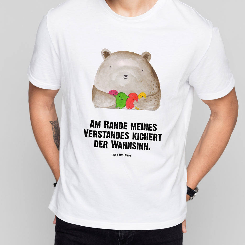 Größe XL T-Shirt Bär Gefühl T-Shirt, Shirt, Tshirt, Lustiges T-Shirt, T-Shirt mit Spruch, Party, Junggesellenabschied, Jubiläum, Geburstag, Herrn, Damen, Männer, Frauen, Schlafshirt, Nachthemd, Sprüche, Bär, Teddy, Teddybär, Wahnsinn, Verrückt, Durchgedreht