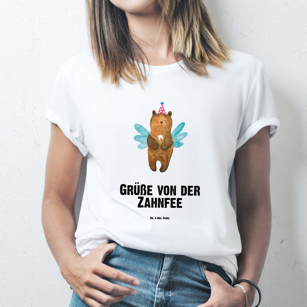 Größe L T-Shirt Zahnfee Bär T-Shirt, Shirt, Tshirt, Lustiges T-Shirt, T-Shirt mit Spruch, Party, Junggesellenabschied, Jubiläum, Geburstag, Herrn, Damen, Männer, Frauen, Schlafshirt, Nachthemd, Sprüche, Bär, Teddy, Teddybär, Zahnfee, Fee, Milchzahn, Erster Zahn