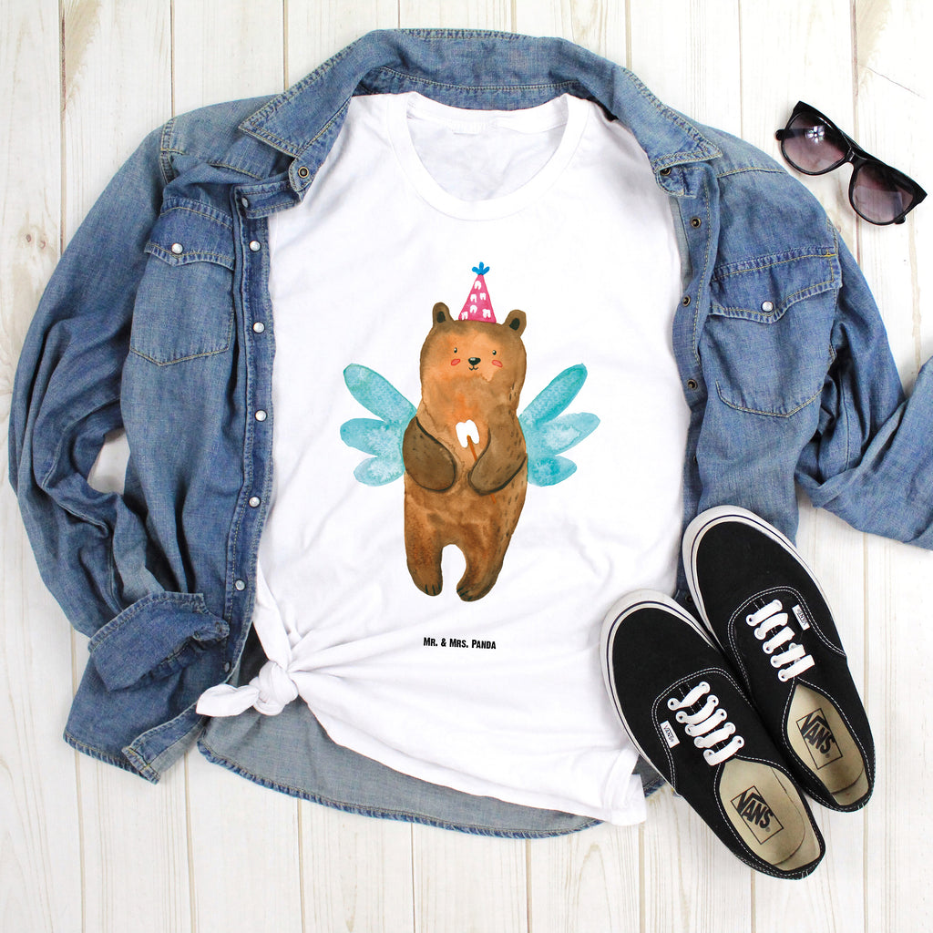 Größe L T-Shirt Zahnfee Bär T-Shirt, Shirt, Tshirt, Lustiges T-Shirt, T-Shirt mit Spruch, Party, Junggesellenabschied, Jubiläum, Geburstag, Herrn, Damen, Männer, Frauen, Schlafshirt, Nachthemd, Sprüche, Bär, Teddy, Teddybär, Zahnfee, Fee, Milchzahn, Erster Zahn
