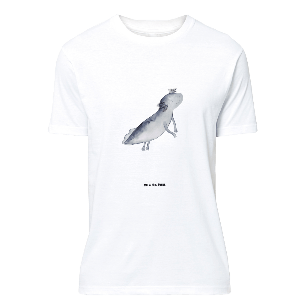 Größe M T-Shirt Axolotl schwimmt T-Shirt, Shirt, Tshirt, Lustiges T-Shirt, T-Shirt mit Spruch, Party, Junggesellenabschied, Jubiläum, Geburstag, Herrn, Damen, Männer, Frauen, Schlafshirt, Nachthemd, Sprüche, Axolotl, Molch, Axolot, Schwanzlurch, Lurch, Lurche, Problem, Probleme, Lösungen, Motivation