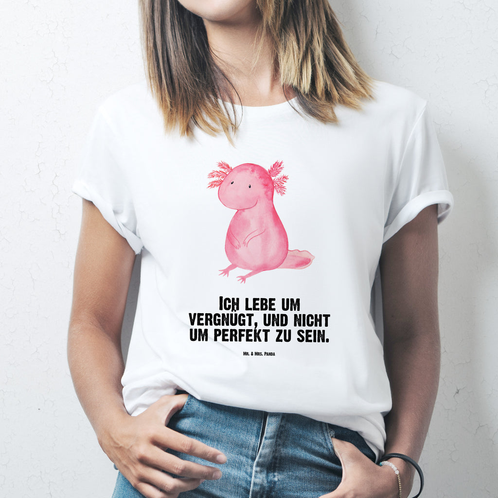 Größe L T-Shirt Axolotl T-Shirt, Shirt, Tshirt, Lustiges T-Shirt, T-Shirt mit Spruch, Party, Junggesellenabschied, Jubiläum, Geburstag, Herrn, Damen, Männer, Frauen, Schlafshirt, Nachthemd, Sprüche, Axolotl, Molch, Axolot, vergnügt, fröhlich, zufrieden, Lebensstil, Weisheit, Lebensweisheit, Liebe, Freundin