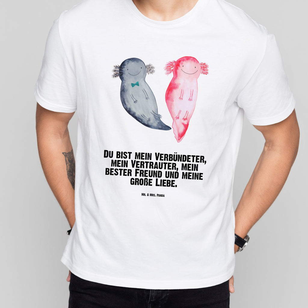 Größe L T-Shirt Axolotl Axel+Lotte T-Shirt, Shirt, Tshirt, Lustiges T-Shirt, T-Shirt mit Spruch, Party, Junggesellenabschied, Jubiläum, Geburstag, Herrn, Damen, Männer, Frauen, Schlafshirt, Nachthemd, Sprüche, Axolotl, Molch, Axolot, Schwanzlurch, Lurch, Lurche, Liebe, große Liebe, Liebesbeweis, Freund, Verlobter, Ehemann, Jahrestag, Valentinstag