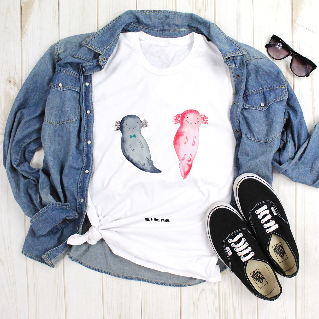 Größe L T-Shirt Axolotl Axel+Lotte T-Shirt, Shirt, Tshirt, Lustiges T-Shirt, T-Shirt mit Spruch, Party, Junggesellenabschied, Jubiläum, Geburstag, Herrn, Damen, Männer, Frauen, Schlafshirt, Nachthemd, Sprüche, Axolotl, Molch, Axolot, Schwanzlurch, Lurch, Lurche, Liebe, große Liebe, Liebesbeweis, Freund, Verlobter, Ehemann, Jahrestag, Valentinstag
