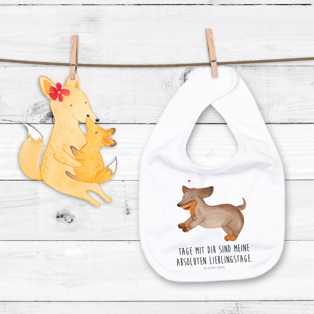 Organic Babylätzchen Hund Dackel fröhlich Baby, Lätzchen, Spucktuch, Sabberlätzchen, Klettlätzchen, Babygeschenk, Baby Lätzchen, Geschenk für Geburt, Geschenk zur Geburt, Baby Spucktuch, Babyausstattung, Geschenkidee für Babyparty, Hund, Hundemotiv, Haustier, Hunderasse, Tierliebhaber, Hundebesitzer, Sprüche, Hunde, Dackel, Dachshund, happy dog