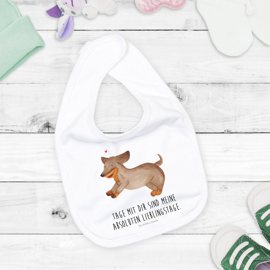 Organic Babylätzchen Hund Dackel fröhlich Baby, Lätzchen, Spucktuch, Sabberlätzchen, Klettlätzchen, Babygeschenk, Baby Lätzchen, Geschenk für Geburt, Geschenk zur Geburt, Baby Spucktuch, Babyausstattung, Geschenkidee für Babyparty, Hund, Hundemotiv, Haustier, Hunderasse, Tierliebhaber, Hundebesitzer, Sprüche, Hunde, Dackel, Dachshund, happy dog