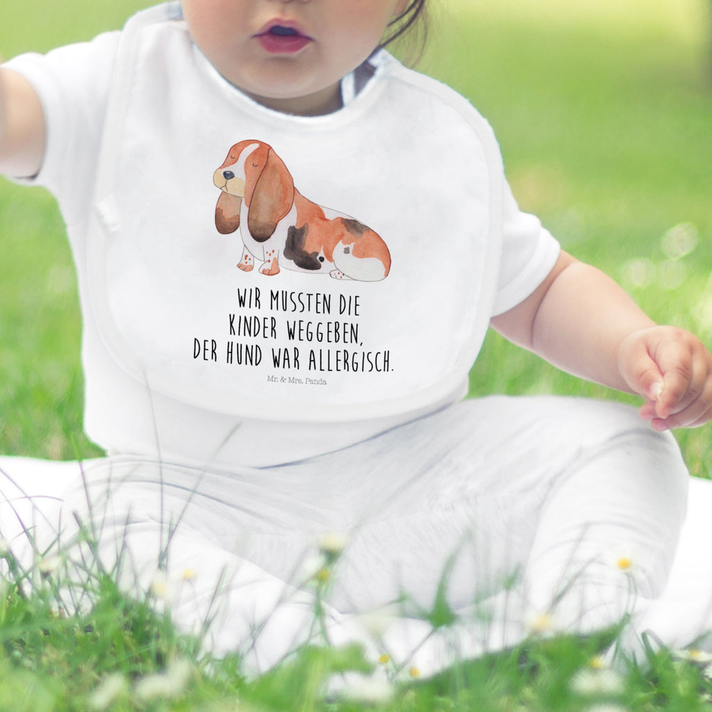 Organic Babylätzchen Hund Basset Hound Baby, Lätzchen, Spucktuch, Sabberlätzchen, Klettlätzchen, Babygeschenk, Baby Lätzchen, Geschenk für Geburt, Geschenk zur Geburt, Baby Spucktuch, Babyausstattung, Geschenkidee für Babyparty, Hund, Hundemotiv, Haustier, Hunderasse, Tierliebhaber, Hundebesitzer, Sprüche, Basset Hound, Basset, Hundeliebe, kinderlos