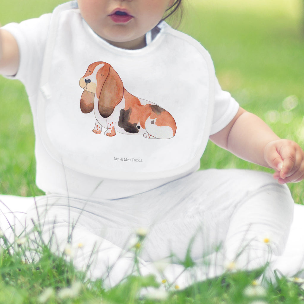 Organic Babylätzchen Hund Basset Hound Baby, Lätzchen, Spucktuch, Sabberlätzchen, Klettlätzchen, Babygeschenk, Baby Lätzchen, Geschenk für Geburt, Geschenk zur Geburt, Baby Spucktuch, Babyausstattung, Geschenkidee für Babyparty, Hund, Hundemotiv, Haustier, Hunderasse, Tierliebhaber, Hundebesitzer, Sprüche, Basset Hound, Basset, Hundeliebe, kinderlos