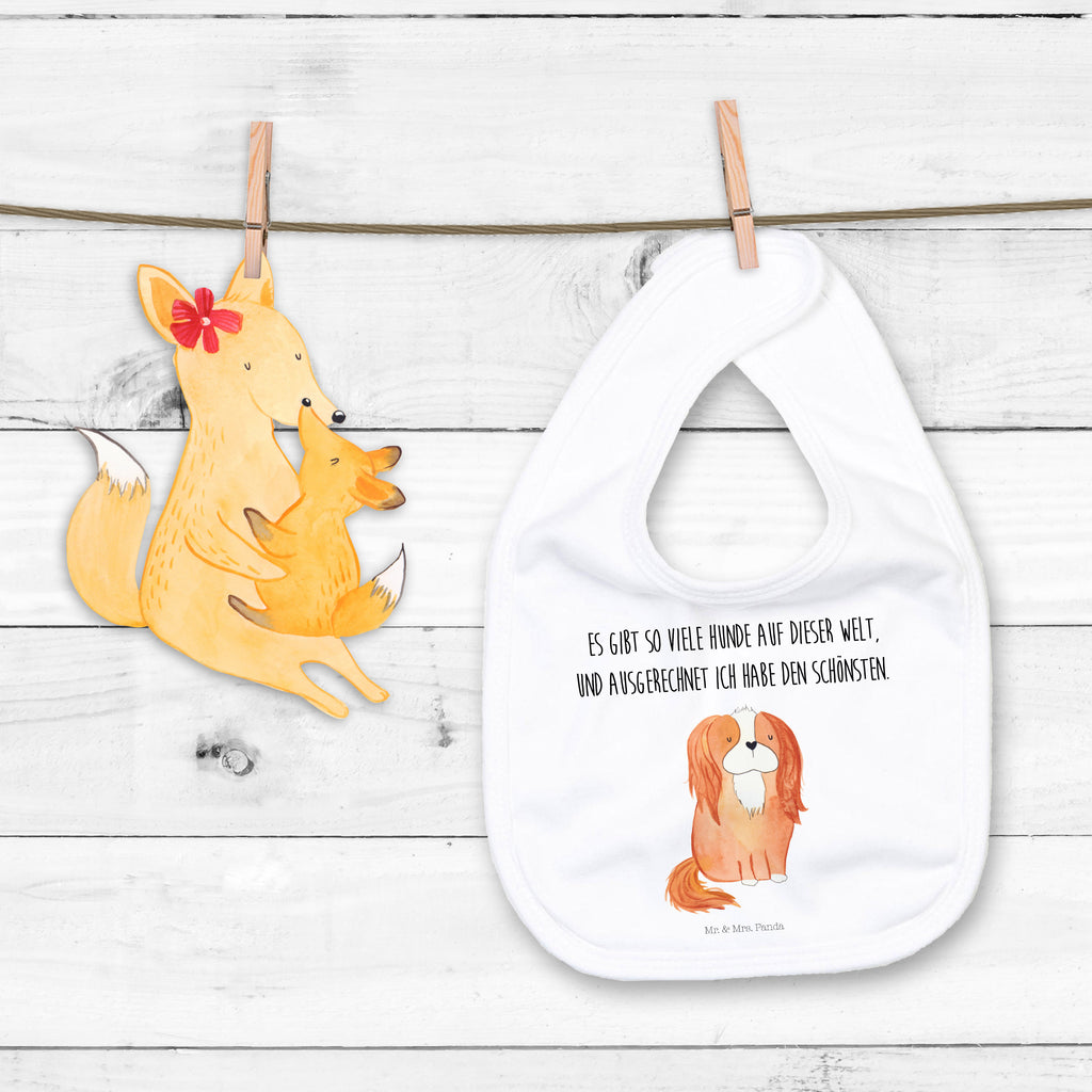 Organic Babylätzchen Cavalier King Charles Spaniel Baby, Lätzchen, Spucktuch, Sabberlätzchen, Klettlätzchen, Babygeschenk, Baby Lätzchen, Geschenk für Geburt, Geschenk zur Geburt, Baby Spucktuch, Babyausstattung, Geschenkidee für Babyparty, Hund, Hundemotiv, Haustier, Hunderasse, Tierliebhaber, Hundebesitzer, Sprüche, Cavalier King Charles Spaniel, Cockerspaniel, Spaniel, Spruch, schönster Hund