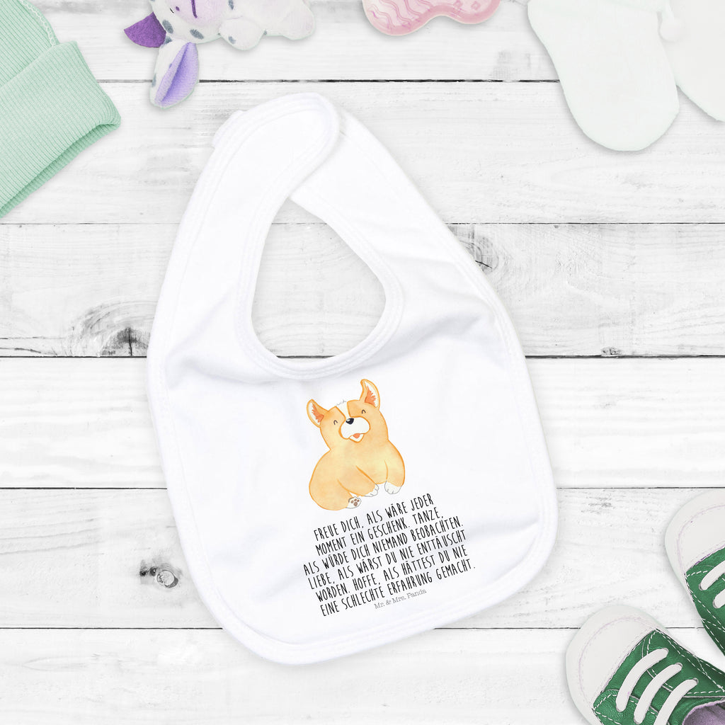 Organic Babylätzchen Corgie Baby, Lätzchen, Spucktuch, Sabberlätzchen, Klettlätzchen, Babygeschenk, Baby Lätzchen, Geschenk für Geburt, Geschenk zur Geburt, Baby Spucktuch, Babyausstattung, Geschenkidee für Babyparty, Hund, Hundemotiv, Haustier, Hunderasse, Tierliebhaber, Hundebesitzer, Sprüche, Corgie, Welsh Corgie Pembroke, britisch, Motivation, Spruch, Hundespruch, Lebensfreude