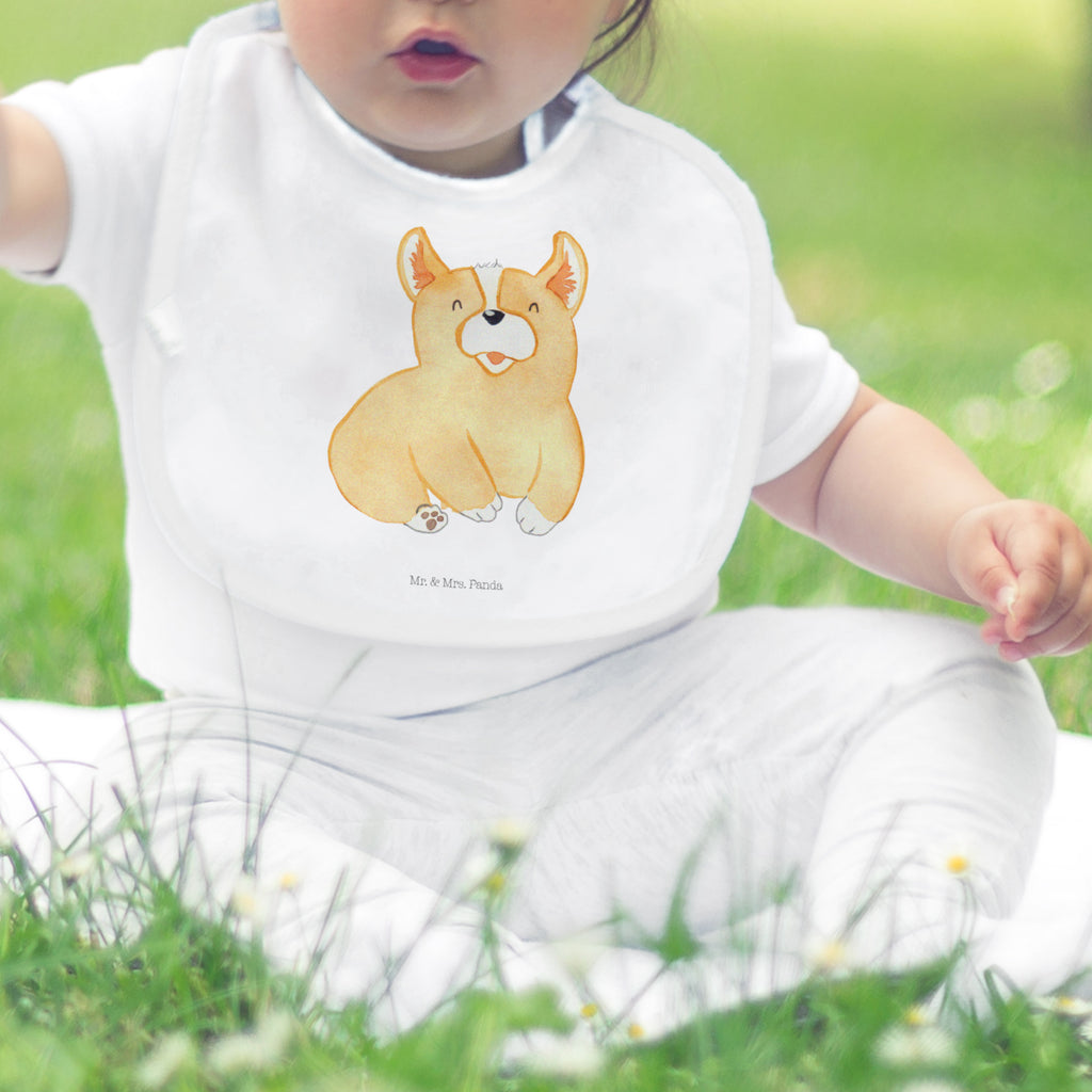 Organic Babylätzchen Corgie Baby, Lätzchen, Spucktuch, Sabberlätzchen, Klettlätzchen, Babygeschenk, Baby Lätzchen, Geschenk für Geburt, Geschenk zur Geburt, Baby Spucktuch, Babyausstattung, Geschenkidee für Babyparty, Hund, Hundemotiv, Haustier, Hunderasse, Tierliebhaber, Hundebesitzer, Sprüche, Corgie, Welsh Corgie Pembroke, britisch, Motivation, Spruch, Hundespruch, Lebensfreude