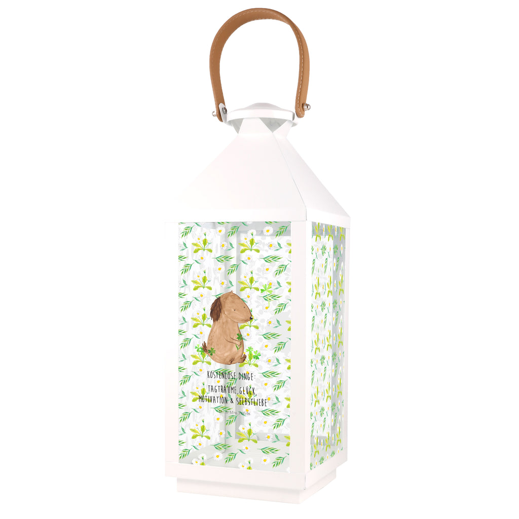 Deko Laterne Hund Kleeblatt Gartenlampe, Gartenleuchte, Gartendekoration, Gartenlicht, Laterne  kleine Laternen, XXL Laternen, Laterne groß, Hund, Hundemotiv, Haustier, Hunderasse, Tierliebhaber, Hundebesitzer, Sprüche, Kleeblatt, Glück, Tagträume, Motivation, Neuanfang, Geschenk, Glücksbringer, Selbstliebe, Achtsamkeit